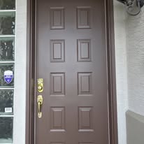 Front Entry Door Repaint